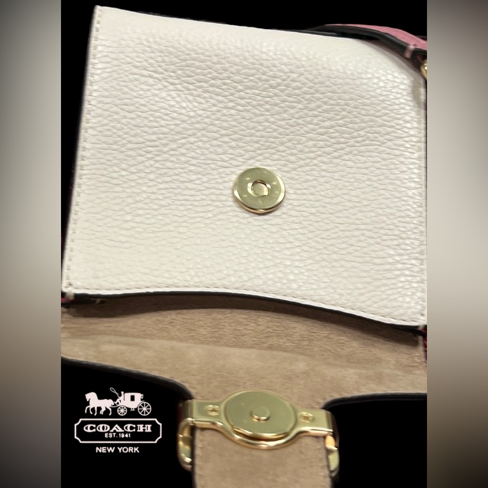 Coach Mini Pepper Crossbody bag in a colorblock design. 
Style #: C6994 NWOT - Picture 12 of 12